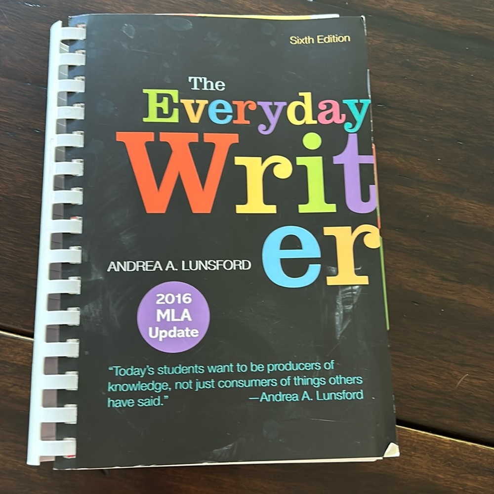 The everyday writer 6th edition